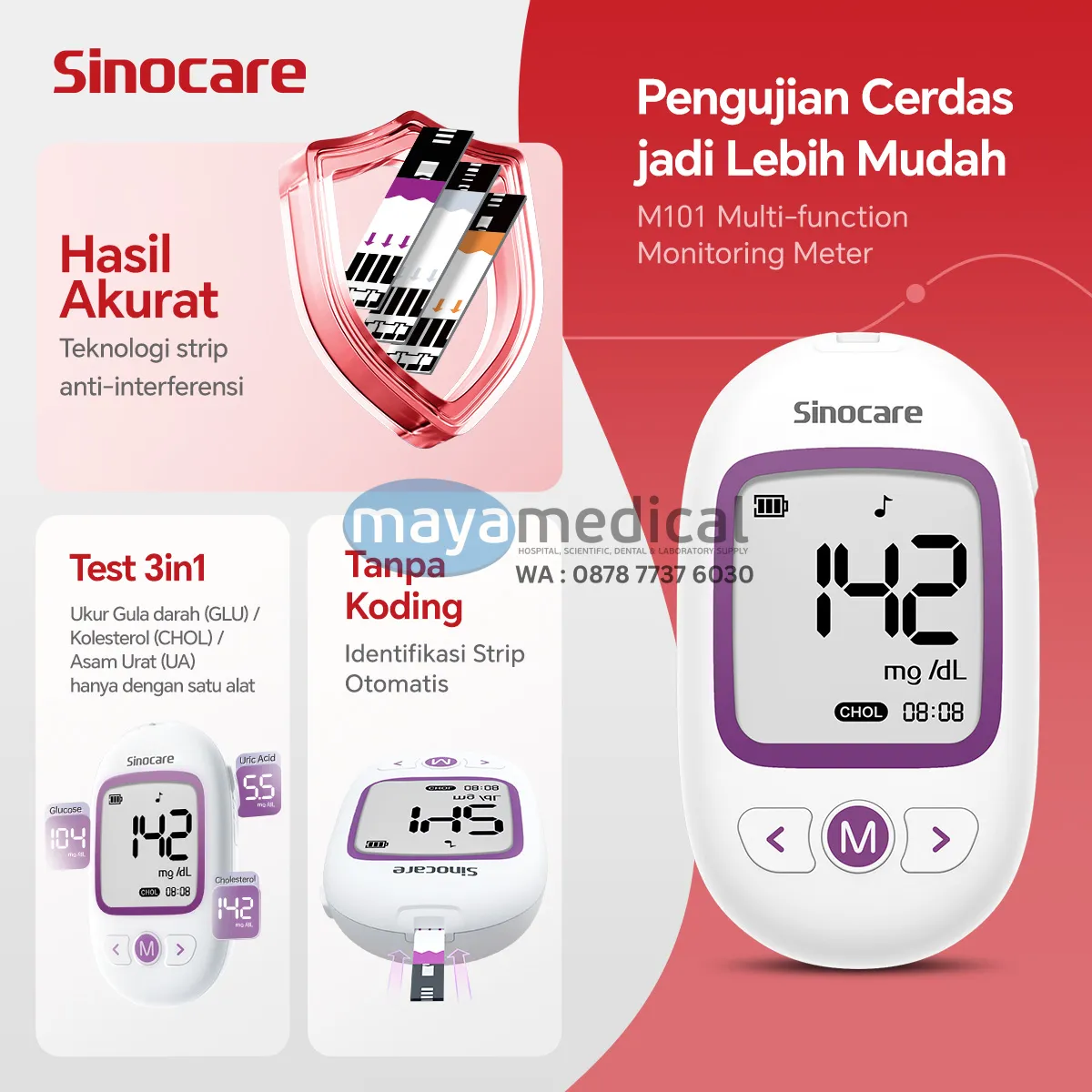 SINOCARE 3IN1 GCU