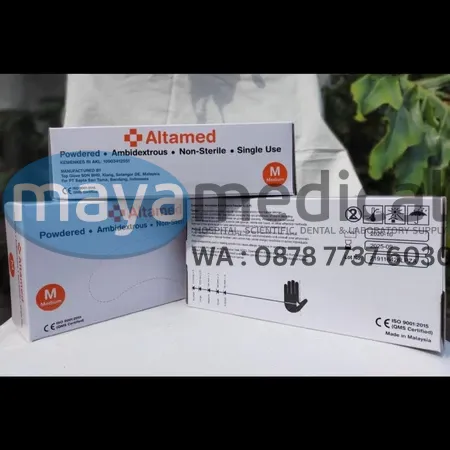 Handscoon Powder Latex Altamed M