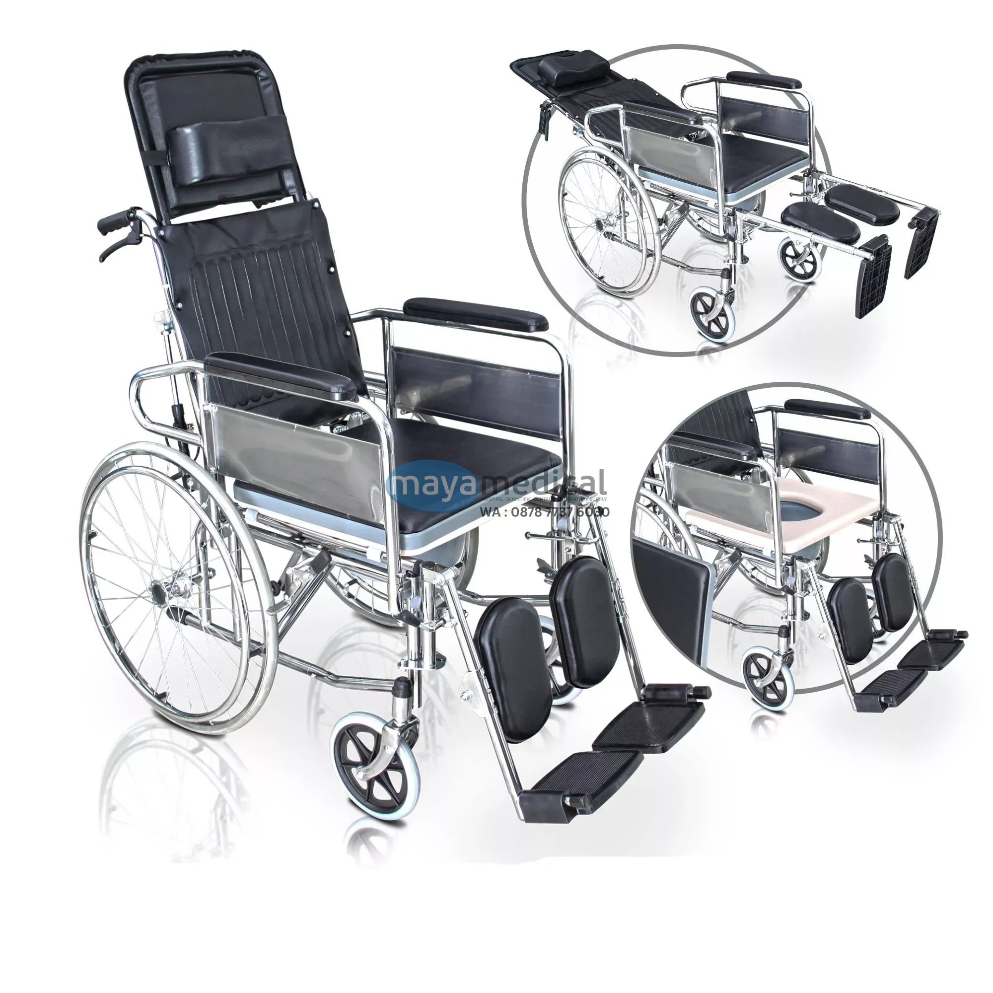 Kursi Roda 3in1 (Bisa Tiduran)