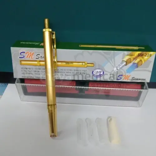 Lancing Samora Gold SM - 228 | Pen Bekam Stainless Gold Dus Hijau
