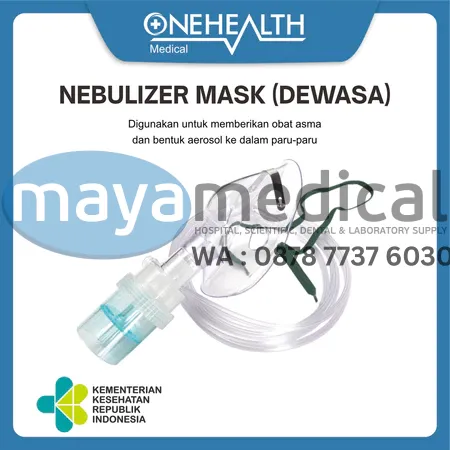 Masker & Tempat Nebulizer Dewasa
