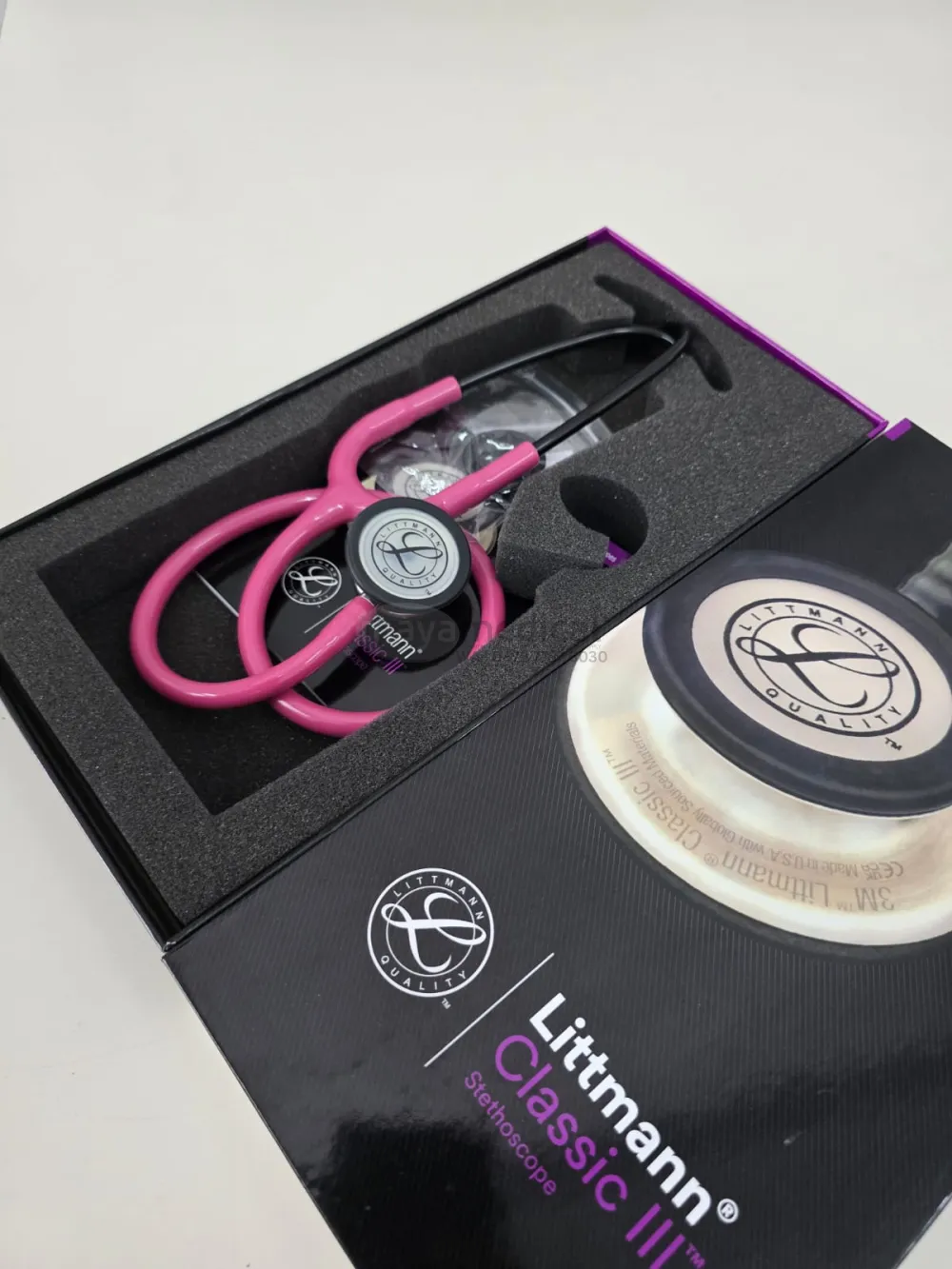 STETOSKOP LITTMAN CLASSIC 3 BLACK PINK