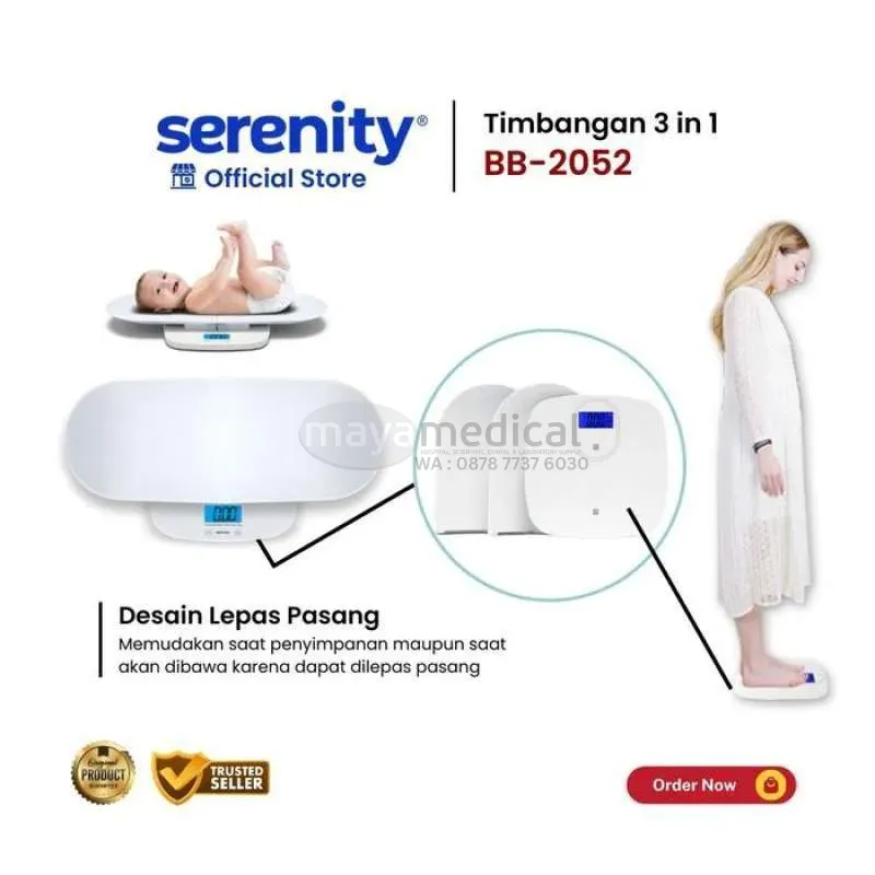 Timbangan Bayi Serenity 3in1